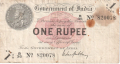 India 1 1 Rupee, 1917